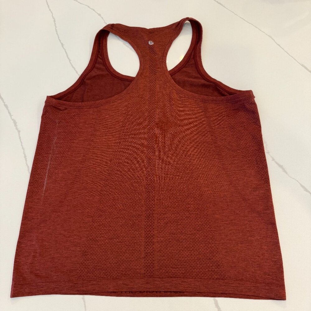 Lululemon Swiftly Tech Racerback 2.0 Cassis / Chianti Size 12 - Picture 7 of 10